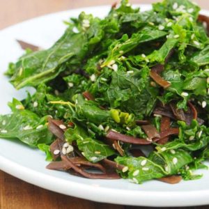 kale and seaweed salad