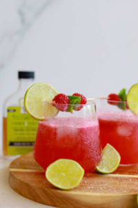 Raspberry & Lime Cocktail